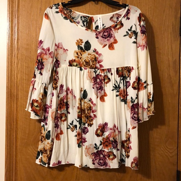 Vanilla Bay Tops - Flower Blouse